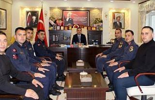 Jandarma personellerine başarı belgesi