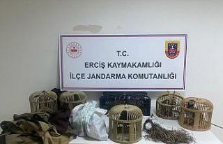 Kafes avcılarına 124 bin 857 lira idari para cezası...