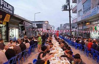 Kahta Belediyesi, iftar sofrası kurdu