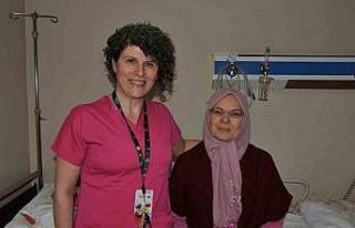 Karın ağrısı ve şişlik 9 santimetrelik kisti...