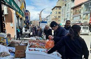 Kars’ta bayram şekerlerine yoğun ilgi