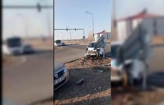 Kars’ta trafik kazası: 2 yaralı