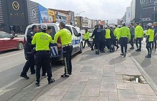 Kasktan ceza yedi, ekiplere zor anlar yaşattı: O...