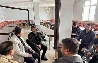 Kaymakam Aslantatar’ın köy ve okul ziyaretlerini...