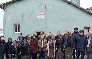Kaymakam köy sakinleri ile bir araya geldi