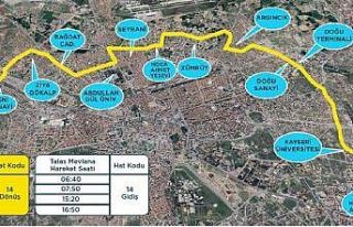 Kayseri’de toplu ulaşım ağı genişliyor