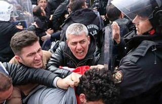 Kayseri’de yasadışı eylemlere katılan şüpheliler...