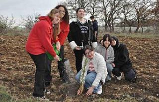 Keşan’da 300 fidan dikildi