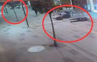 Köpeklerden kaçmaya çalışan motosikletlinin çarptığı...