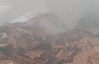 Malatya’da geri dönüşüm fabrikasında yangın