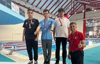 Manisalı özel sporcular Türkiye Birinciliği yarışlarından...