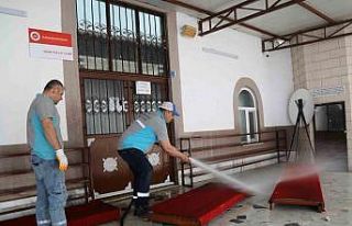 Marmaris’te camiler bayrama hazır