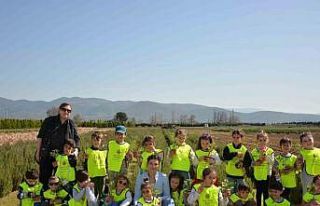 Minik öğrenciler BAÇEM’de bitkilerle tanıştı