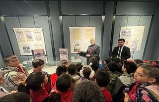 Minik ziyaretçiler "Maziden İstikbale Asırlık...