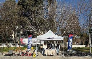 Muğla AFAD Müdürlüğü’nden deprem haftası...
