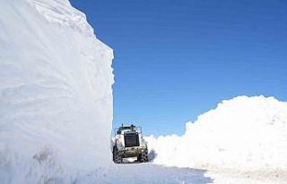 Muş’ta kar kalınlığının 5 metreyi bulduğu...