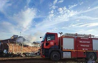 Müstakil evde çıkan yangın paniğe sebep oldu