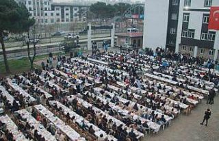 Ordu’da bin 500 üniversite öğrencisi iftar sofrasında...