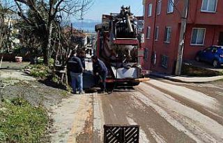 Ordu’da kanal ve yağmur suyu hatları temizleniyor