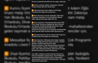 Ordu’nun 12 ilçesinde eğitime kar engeli