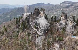 Ordu’nun ‘peribacaları’ noktasında tehlikeli...