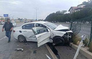 Otomobil ile hafif ticari aracın kazası güvenlik...