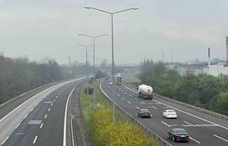 Otoyolda akıcı yoğunluk