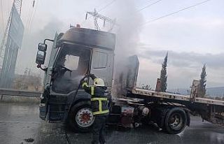 Payas’ta tır yangını
