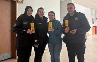 Polis KADES bilgilendirmesi yaptı