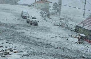 Posof güne kar ile uyandı