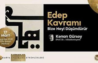 Prof. Dr. Kenan Gürsoy OSM’de dinleyiciyle buluşacak