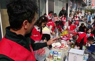 Ramazan ayı nedeniyle çocuklar örnek bir çalışmaya...
