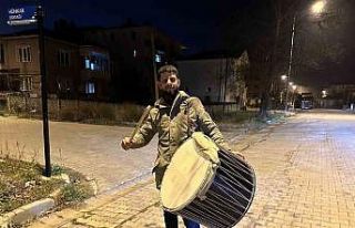 Ramazan davulcularının mesaisi başladı