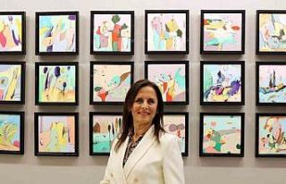 Ressam Belgin Akın SANKO Sanat Galerisi’nde sergi...