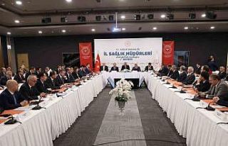 Sağlık Bakanı Memişoğlu, 81 ilin sağlık müdürü...