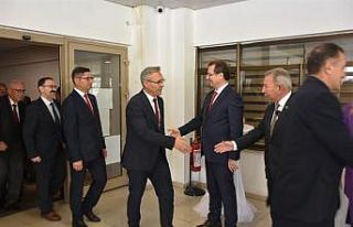 Salihli protokolü bayramlaştı