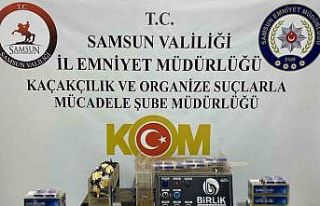 Samsun’da 5 bin dolu makaron ele geçirildi