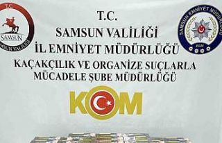 Samsun’da kaçak tütün ve makaron operasyonu