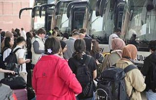 Samsun’da otogarda bayram hareketliliği