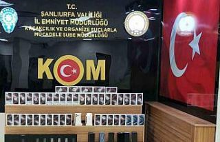 Şanlıurfa’da 7 milyon TL değerinde kaçak cep...