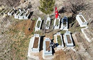 Siirt’te şehit mezarlıkları düzenlendi