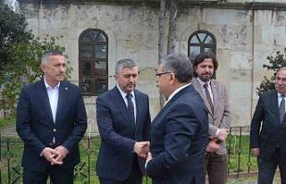 Sinop protokolü bayramlaştı