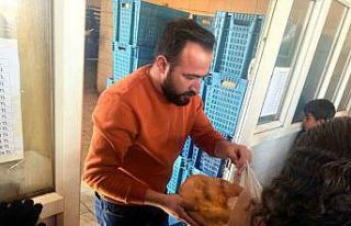 Taşlıçay Belediyesi’nden ücretsiz halk ekmeği