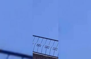 Tatbikatta kullanılan boş torpido hareketliliğe...