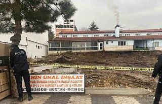 Tehlike oluşturan inşaatın çalışmaları durduruldu