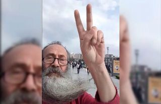 Tek kişilik gösteriye tek kişilik tepki