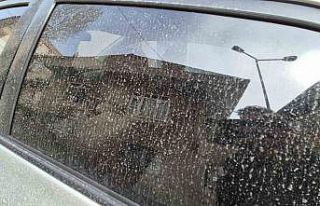 Tekirdağ’da gökten çamur yağdı