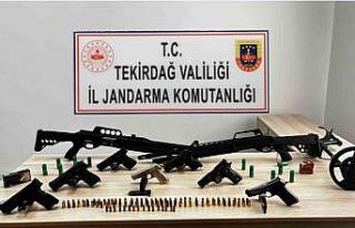 Tekirdağ’da jandarmadan kaçakçılık ve silah...