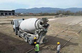 Temel atma hazırlıkları devam ediyor