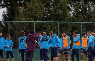 Trabzonspor, Göztepe maçı hazırlıklarına başladı